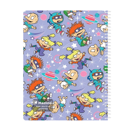 دفتر ۱۰۰ برگ تک خط سیمی فانتزی (برند مازلاین)-۸.jpg