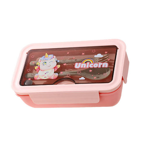 ست ظرف غذا و قمقمه کودک طرح یونیکورن-۲.jpg