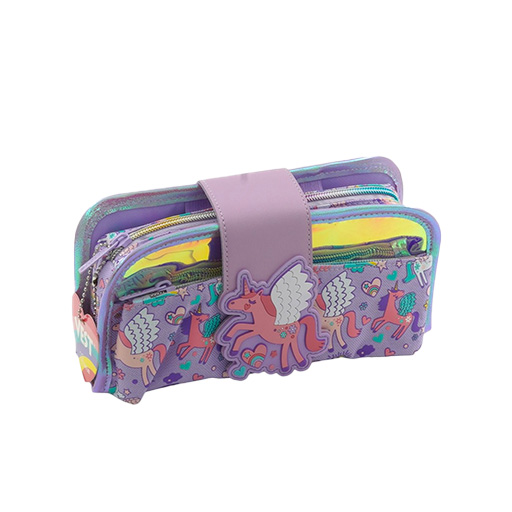 جامدادی دوزیپ طرح یونیکورن (برند وست)-۱.jpg