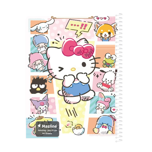 دفتر نقاشی ۶۰ برگ سیمی فانتزی (برند مازلاین)-۱۳.jpg