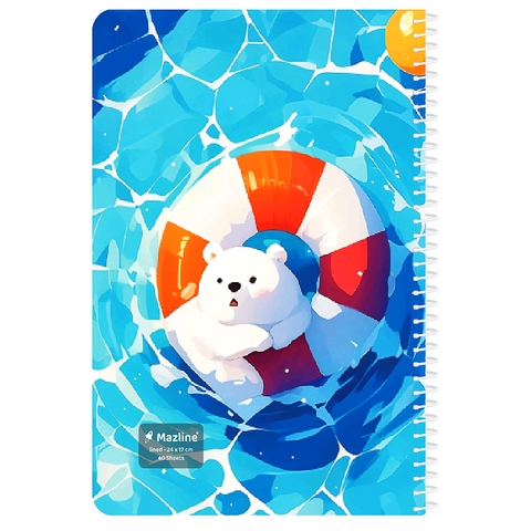  دفتر نقاشی 40 برگ سیمی فانتزی (برند مازلاین)-۵.jpeg