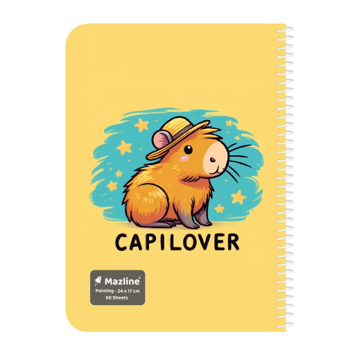 دفتر نقاشی ۶۰ برگ سیمی فانتزی (برند مازلاین)-۲.jpg