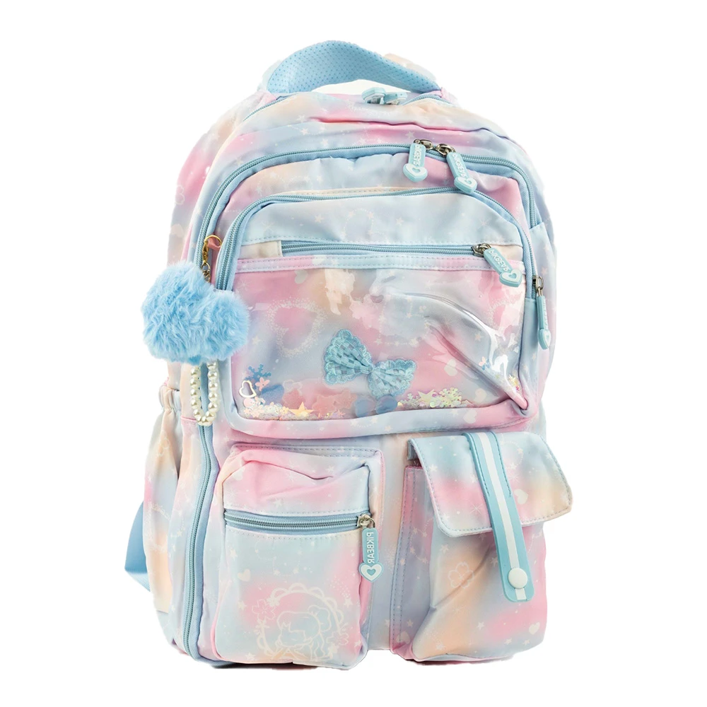 کوله پشتی وارداتی دخترانه آبرنگی Pink Bear.jpg