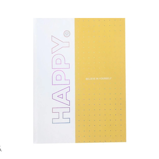 دفتر کلاسور ۲۰ حلقه Happy Binder Note (برند لانگو)-زرد.jpg