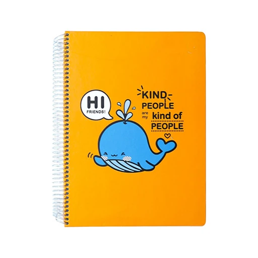 دفتر نقاشی ۱۰۰ برگ رحلی جلد سخت (برند لانگو)-نارنجی.jpg