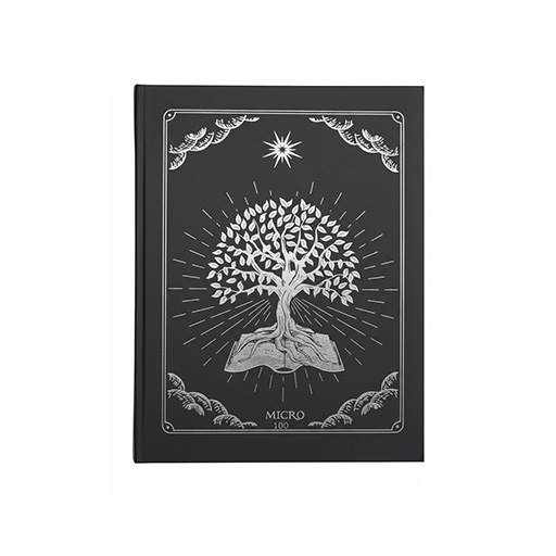 دفتر کلاسوری ۱۰۰ برگ قفل فلزی طلاکوب (برند میکرو) -۴.jpg