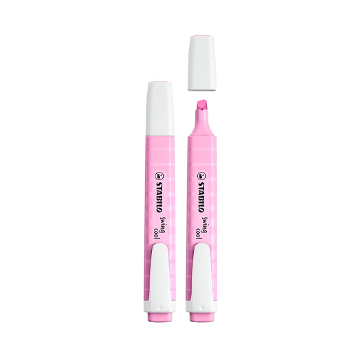 ماژیک علامت گذار Swing cool رنگ صورتی شکوفه گیلاس پاستلی (برند استابیلو)