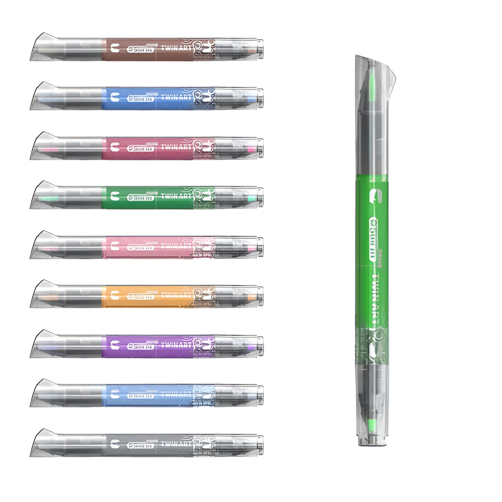 ماژیک اکرلیک Twin Art رنگ سبز روشن (برند استورم)