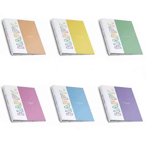 دفتر کلاسور ۲۰ حلقه Happy Binder Note (برند لانگو)