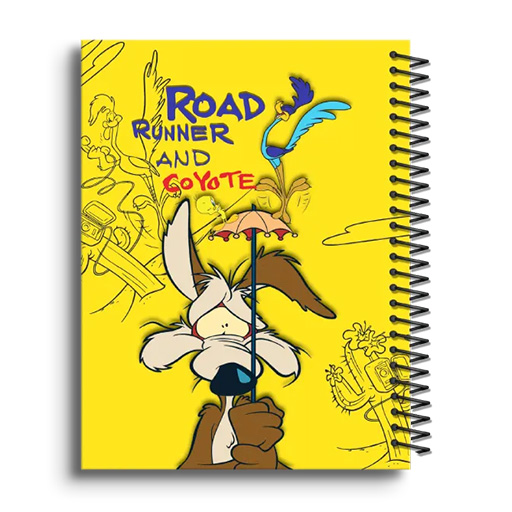 دفتر ۱۰۰ برگ سیمی جلد سخت با استیکر طرح کارتونی-میگمیگ۱.jpg