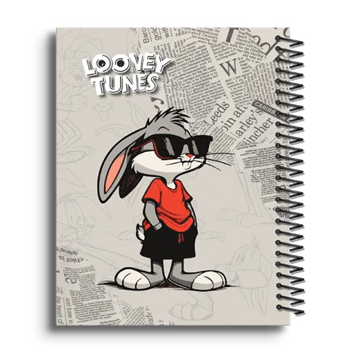 دفتر ۱۰۰ برگ سیمی جلد سخت با استیکر طرح کارتونی-اسنوپی۱.jpg