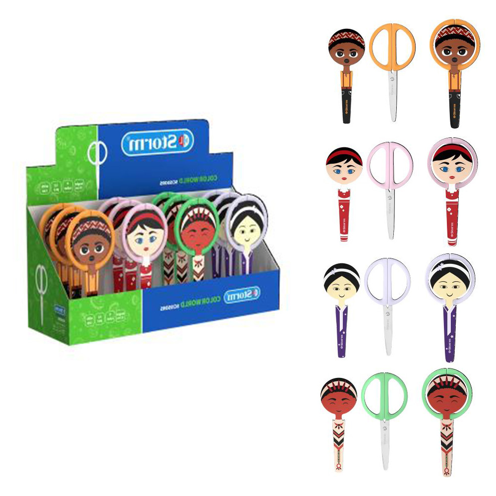 قیچی غلاف دار کودک Color World (برند استورم)