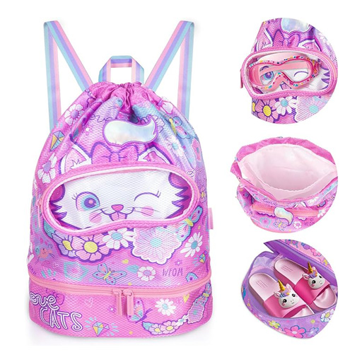 کیف ضد آب بنددار طرح گربه (برند وست)-۲.jpg