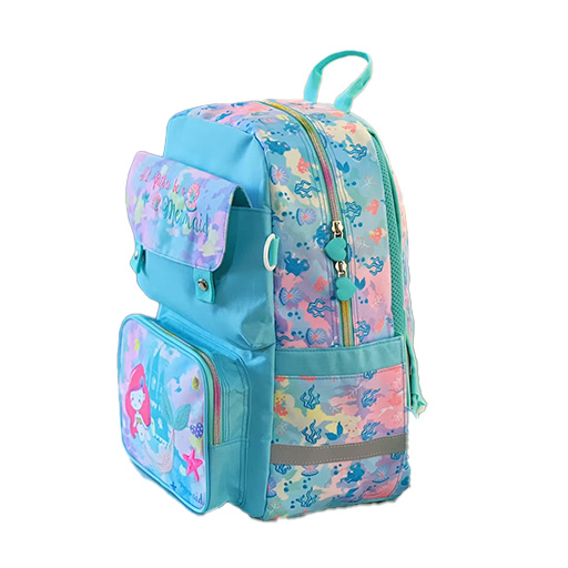 کوله پشتی ۳۰ در ۴۰ سانتیمتر طرح پری دریایی (برند وست)-۲.jpg