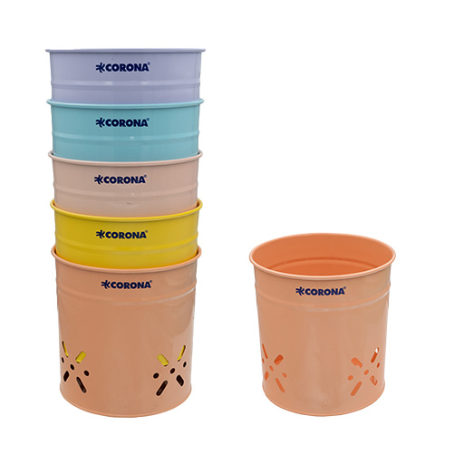 سطل فلزی پاستلی کودک (برند کرونا)