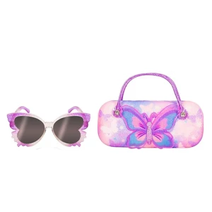 عینک آفتابی با کیف طرح پروانه (برند وست)