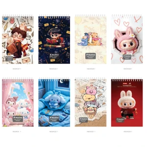 دفتر یادداشت 80 برگ سیمی جلد نرم (برند مازلاین)