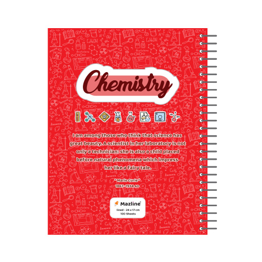 دفتر ۱۰۰ برگ طرح شیمی جلد سخت (برند مازلاین)-۲.jpg