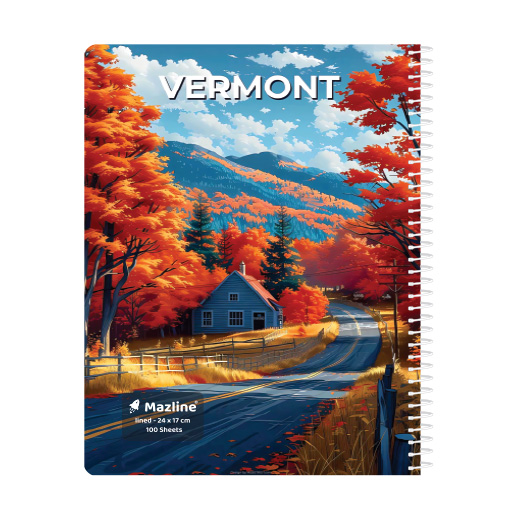 دفتر ۱۰۰ برگ تک خط سیمی فانتزی (برند مازلاین)-۱۰.jpg