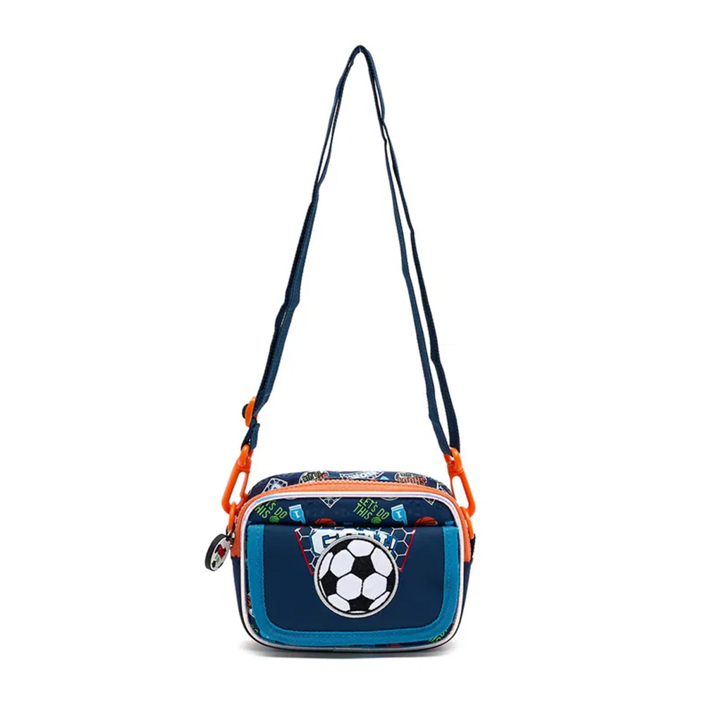 کیف رو دوشی دو لایه کوچک طرح توپ فوتبال (برند وست)-2.jpg