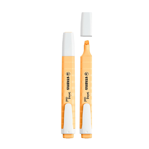 ماژیک علامت گذار Swing cool رنگ نارنجی ملایم پاستلی (برند استابیلو)