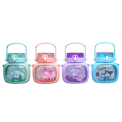 قمقمه فانتزی دسته دار طرح کرومی ۹۰۰ میل