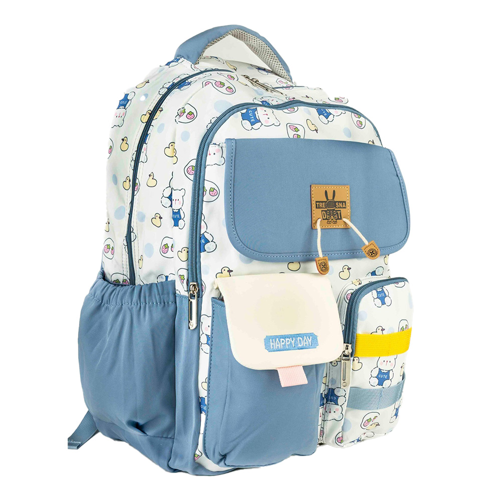 کوله پشتی وارداتی دخترانه فانتزی آبی Happy Day-۲.jpg