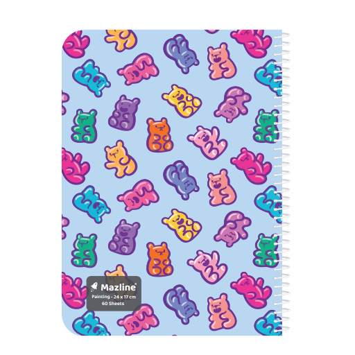 دفتر نقاشی ۶۰ برگ سیمی فانتزی (برند مازلاین)-۵.jpg