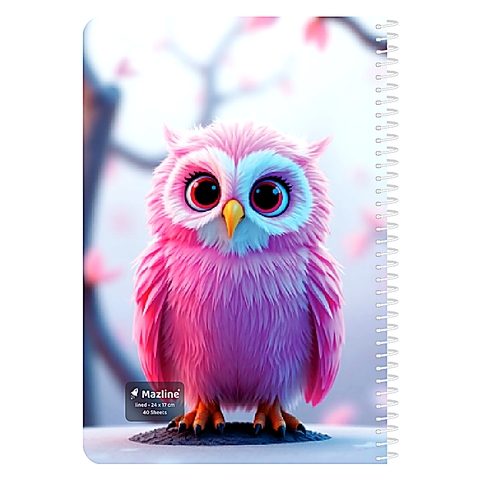  دفتر نقاشی 40 برگ سیمی فانتزی (برند مازلاین)-۴.jpeg