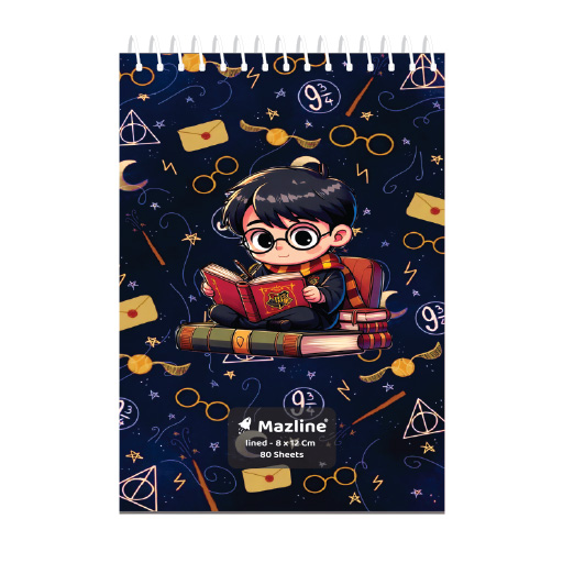 دفتر یادداشت ۱۰۰ برگ سیمی جلد نرم (برند مازلاین)-۳.jpg