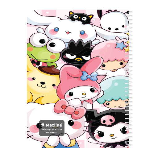 دفتر نقاشی ۶۰ برگ سیمی فانتزی (برند مازلاین)-۱۴.jpg