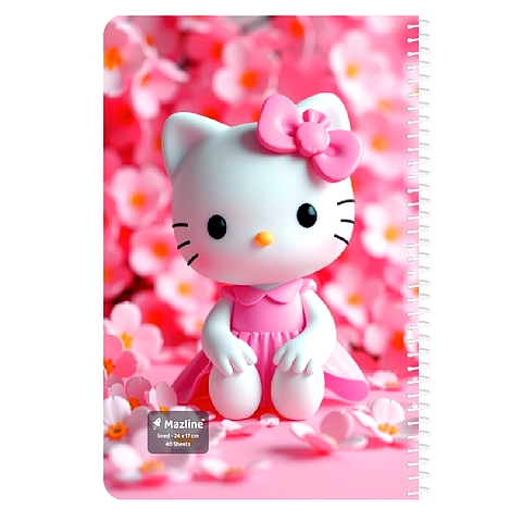  دفتر نقاشی 40 برگ سیمی فانتزی (برند مازلاین)-۳.jpeg