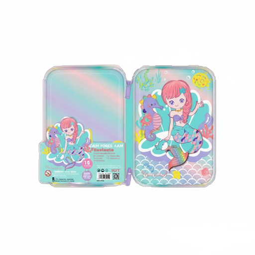 جامدادی تک زیپ هارد باکس طرح پری دریایی (برند وست)