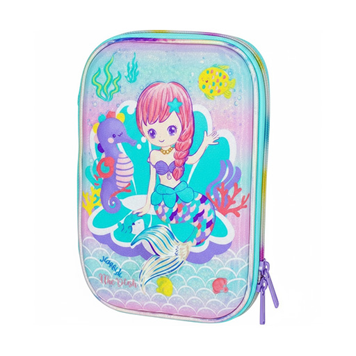 جامدادی تک زیپ هارد باکس طرح پری دریایی (برند وست)-۲.jpg