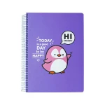 دفتر نقاشی ۱۰۰ برگ رحلی جلد سخت (برند لانگو)-بنفش.jpg