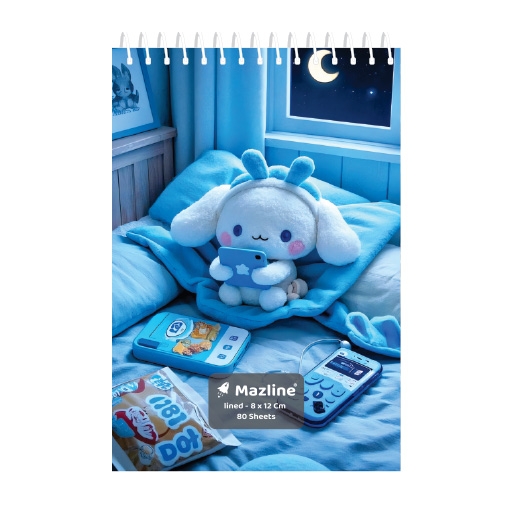 دفتر یادداشت ۱۰۰ برگ سیمی جلد نرم (برند مازلاین)-۷.jpg