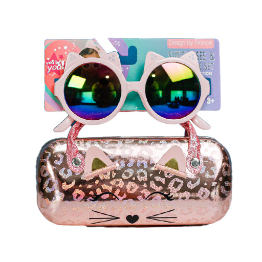 عینک آفتابی با جعبه یووی ۴۰۰ طرح گربه (برند وست)-3.jpg