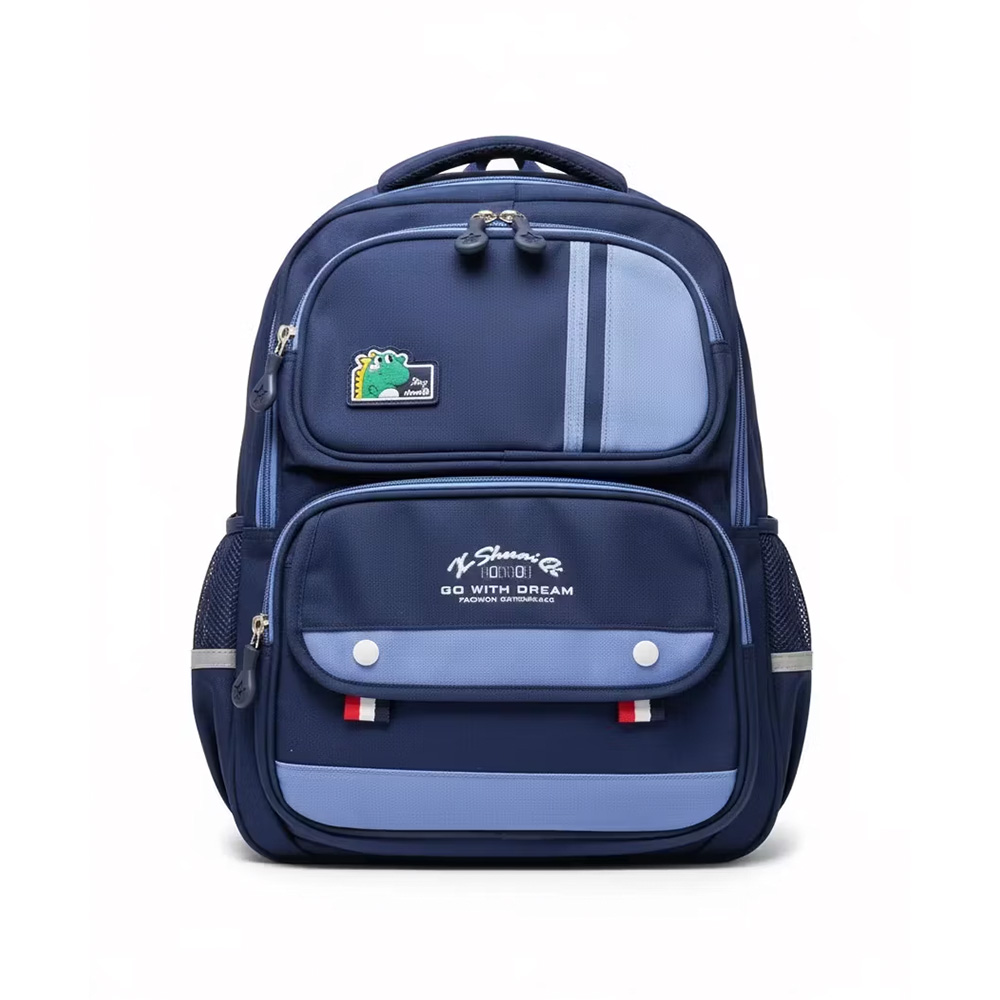 کوله پشتی پسرانه اسپرت دو رنگ طرح Go With Dream