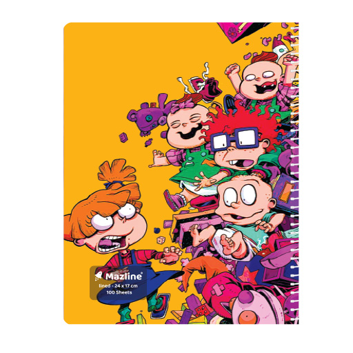 دفتر ۱۰۰ برگ تک خط سیمی فانتزی (برند مازلاین)-۶.jpg