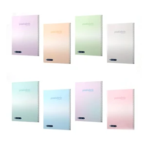 دفتر 80 برگ سیمی طرح پاستلینک (برند میکرو)