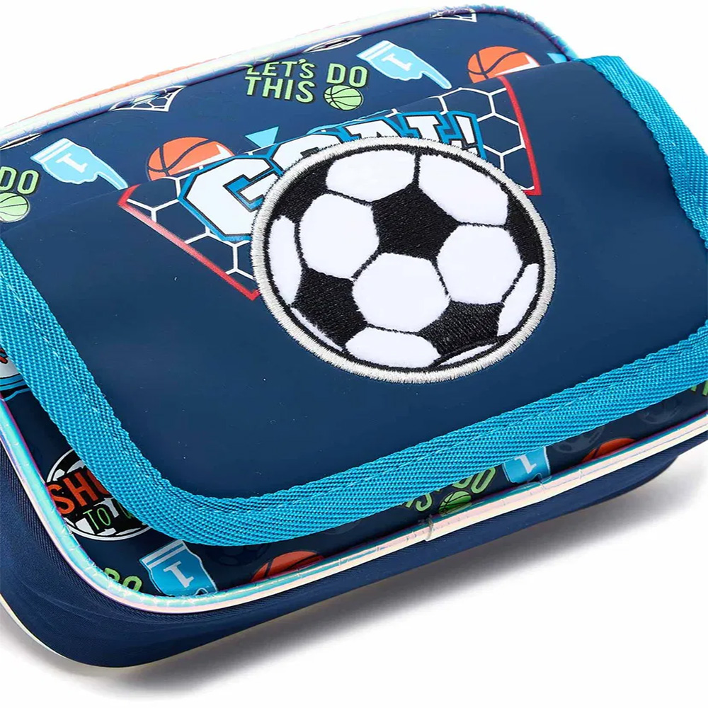 کیف رو دوشی دو لایه کوچک طرح توپ فوتبال (برند وست)-5.jpg