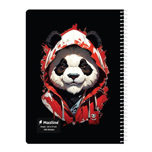 دفتر ۱۰۰ برگ تک خط سیمی فانتزی (برند مازلاین)--۴.jpg