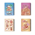 دفتر ۱۰۰ برگ سیمی جلد سخت با استیکر طرح کپی بارا (برند لانگو)-۱.jpg