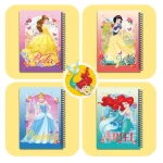 دفتر ۱۰۰ برگ سیمی جلد سخت با استیکر طرح دیزنی (برند لانگو)-۱.jpg