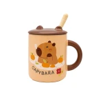 ماگ سرامیکی درب دار طرح کاپی پارا -۲.jpg