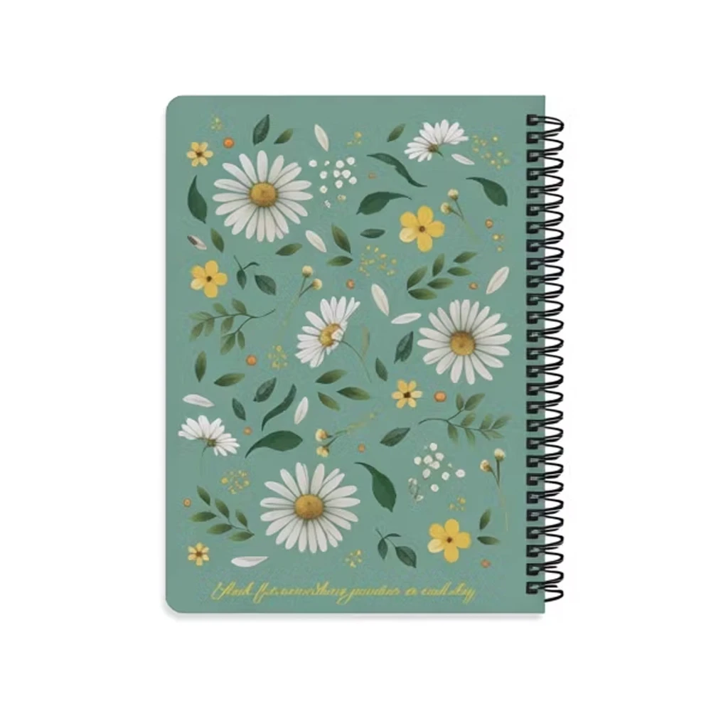 دفتر ۱۰۰ برگ سیمی جلد سخت با استیکر طرح نیچر (برند لانگو)-۴.jpg