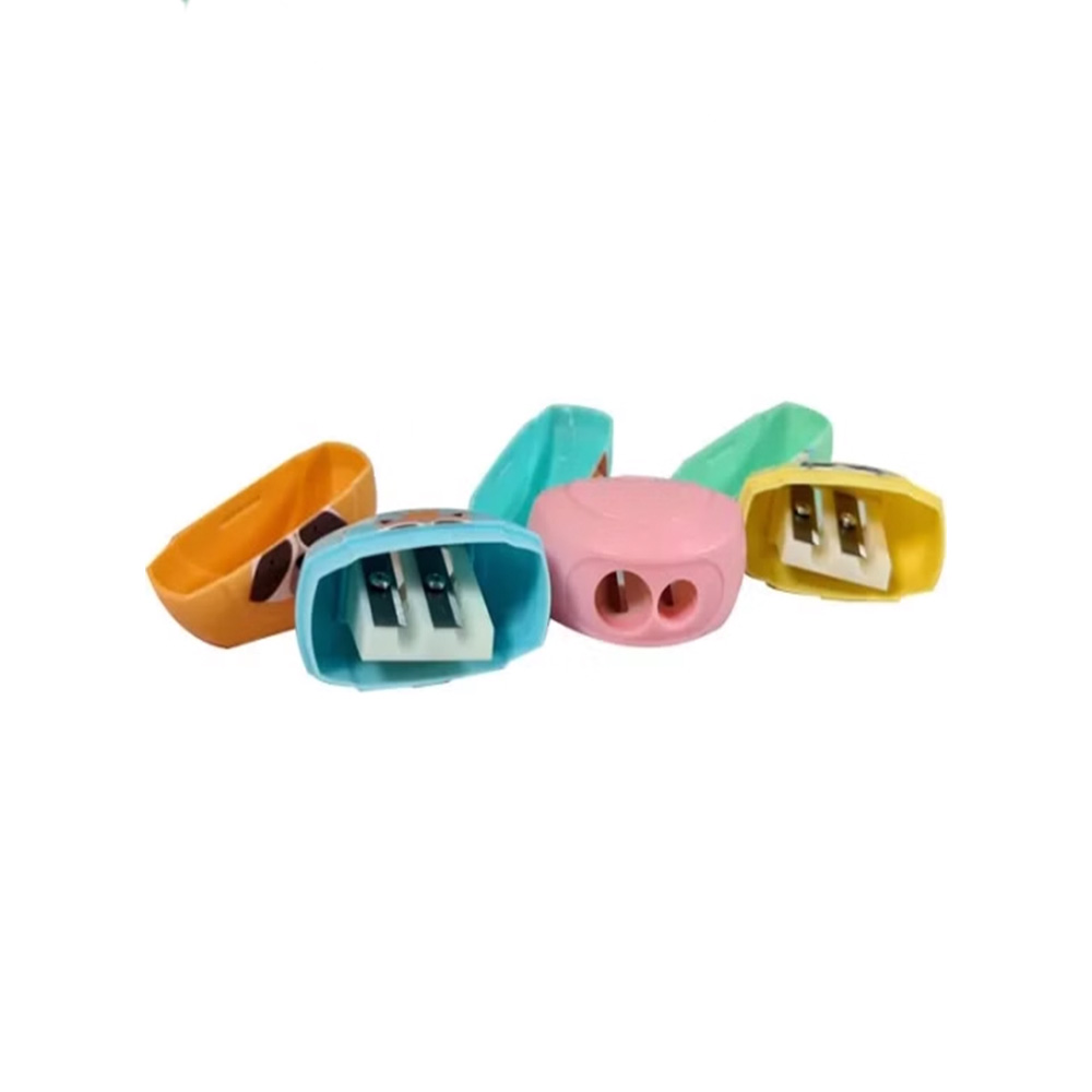 تراش مخزن دار دو سوراخ رنگ پاستلی (برند اسکول فنز)-۲.jpg