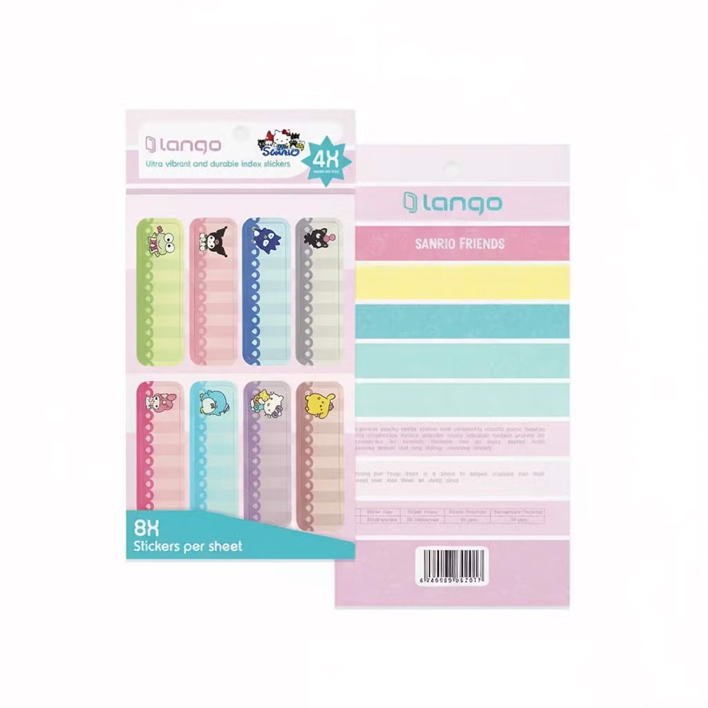 برچسب اسم فانتزی ۴ برگی طرح سانریو (برند لانگو)