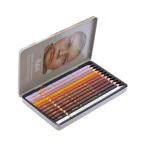 مداد رنگی جعبه فلزی رنگ پوست تیره سری آرتیست (برند آریا)-۲.jpg