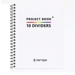 دفتر ۲۰۰ برگ سیمی دیوایدر دار سری پروژه بوک پلاس (برند لانگو) -۱.jpg